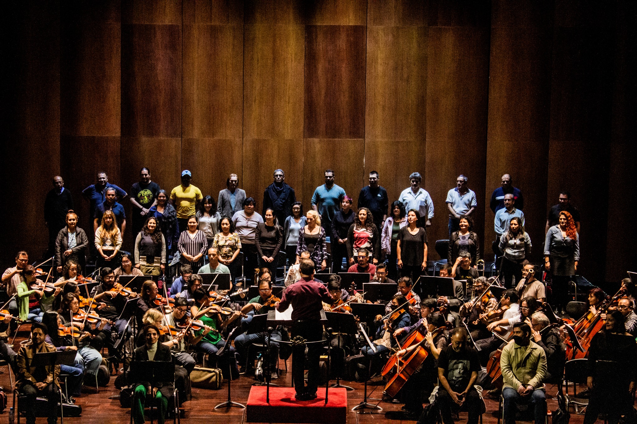 Coro Nacional del Perú y Orquesta Sinfónica Nacional del Perú ofrecieron un exitoso ensayo abierto de "La Perricholi"